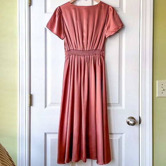 Baltic Born satin midi dress. - Picture 9 of 14